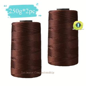 TEMU 2개입 100% 폴리에스터 얀 | 500g, 17.63oz, 3mm 직경, 멀티컬러 플랫 리본 얀 (코바늘 공예용), 가방, 모자, 쿠션, 슬리퍼 제작에 적합