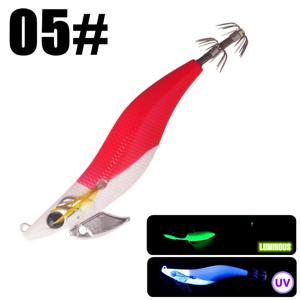 TEMU 그린스파이더 루미너스 오징어 미끼 - 90mm/13.5g EGI 야광 인공 바다 낚시 루어, 3중 트레블 훅 포함, 리얼리스틱 눈 & 꼬리, 문어·오징어용, 멀티컬러 (핑크, 그린, 블루, 퍼플) 해수낚시 루어, 디테일 패턴, 고품질 훅, 전문 어부용