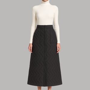 TEMU 여성용 겨울 정장 & 캐주얼 스커트 - 우아한 A라인 실루엣, 비침 방지 따뜻함, 사무실/파티/일상용 - 가을/겨울 필수 아이템 (블랙/기타 색상), 파티 의상, 세련된 디자인, 내구성 있는 소재, 클래식 스타일, 고품질 스티칭, 패션 애호가