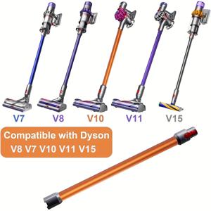 TEMU Dyson V7 V8 V10 V11 V15용 퀵 릴리스 막대 확장 튜브 - Dyson 무선 스틱 진공 청소기 호환, 내구성 좋은 ABS 소재, 간편한 설치