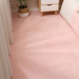 TEMU 12개 세트 인터로킹 & 매트 타일 - 플러시 소프트 바닥 퍼즐 매트, 대형 커버리지 (민트 그린/베이지) 스냅 조립 방, 놀이방, 거실, 침실 - 간편 조립, 손세탁 가능 (11.8