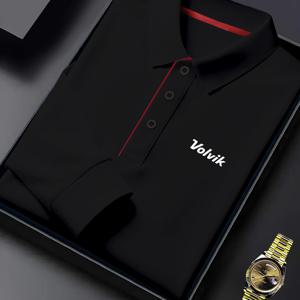 TEMU 남성용 Volvik 프린트 긴팔 셔츠 - 통기성 좋은 스트레치 원단, 클래식 칼라 & 버튼업, 올 시즌 편안함, 레귤러 핏 캐주얼 & 포멀 웨어, 다용도 의류, 기하학적 패턴, 편안한 소재, 스타일리시한 남성