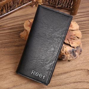 TEMU 남성용 지갑 긴 빈티지 스타일 남성용 카드 가방 지갑 카드 가방 하나의 부드러운 PU 가죽 멀티 카드 공간 대용량