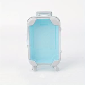 TEMU 미니 풀-로드 화장품 케이스 - 여행에서 영감을 받은 쥬얼리 및 메이크업 오가나이저 - 빈티지 러기지 디자인 속눈썹 박스, 방수, 무향, 플라스틱 소재 (1팩)