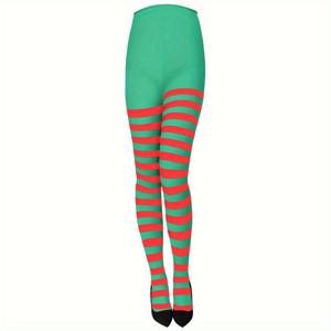 TEMU 그린 세인트 패트릭 데이 타이츠 풀 길이 타이츠 허벅지 하이 스타킹 액세서리 타이츠 풀 길이 타이츠 허벅지 하이 스타킹 크리스마스 액세서리