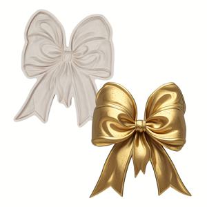 TEMU 바로크 스타일 리본 실리콘 몰드, 레진 DIY, 베이킹 거미 리본 케이크 장식 도구 초콜릿 몰드 컵케이크 몰드 주방 액세서리