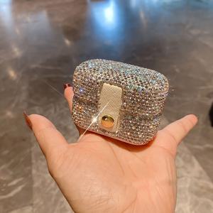 TEMU 럭셔리 크리에이티브 주얼리 박스 - 귀걸이, 반지 및 팔찌를 위한 미니 우아한 보관함, 광택 마감, 안전한 클라스프 잠금장치, 여행용 디자인, 휴대 가능한 주얼리 박스, 반짝이는 주얼리 액센트