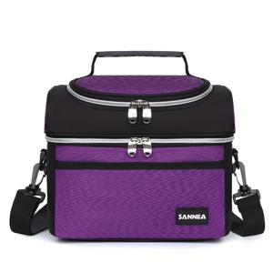 TEMU 야외 캠핑용 고품질 이중층 보온 쿨러백, 3가지 색상|얼음주머니