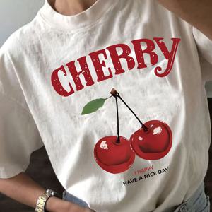 TEMU 유럽과 미국 스타일의 캐주얼 프린트 스포츠 티셔츠