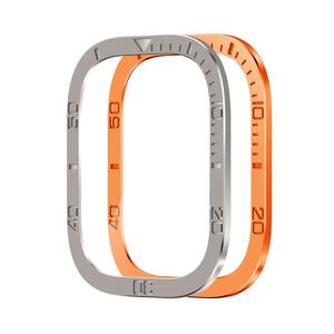 TEMU 애플 워치 ULTRA/2, 49Mm에 적합한 금속 프레임이 있는 강화 유리 스크린 프로텍터.