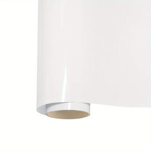 TEMU 카로리 하이글로스 화이트 PET 필름, 자동차용 자체 접착 비닐 랩 - 버블 없는, 색상 변환, DIY 차량 맞춤, 내구성 있는 PVC 재질, 쉬운 적용, SUV용 카드 랩