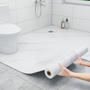 TEMU 건조하지 않는 바닥 스티커 롤, 내구성 있는 붙이고 떼는 벽지 코팅, 주방 가구 리노베이션용 분리 가능한 방수 및 녹 방지 타일 스티커, 침실, 욕실, 거실, 배경 벽, 애완동물 손상에 적합