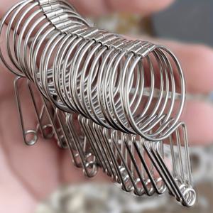 TEMU 8개 귀마개 마사지 클램프 - 인간 중심 귀 및 신체 압력 완화 도구, 침술 포인트 홀더, 배터리 없음, 내구성 및 안전, 웰니스 및 휴식용 금속 구조, 웰니스 액세서리 | 인간 중심 디자인 | 내구성 있는 금속 클램프