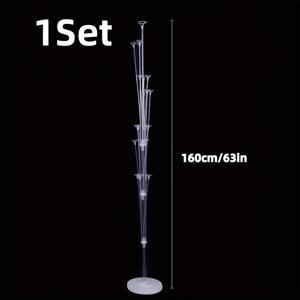 TEMU 13/19 튜브 풍선 스탠드 1세트, 생일 축하 풍선 웨딩 파티 장식 용품, 풍선 스탠드