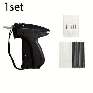 TEMU 헤비듀티 미니 재봉총 - 의류 수리, 패션 제작, 정장용 고정밀 빠른 스티치 도구 - 초보자와 전문가 모두를 위한 프로페셔널 재봉틀 대체품 (블랙), 인체공학적 그립, 내구성 강화, 가정용 재봉