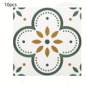 TEMU 10장/5장 접착식 바닥 스티커/3D 바닥 스티커/주방, 욕실, 거실, 홈 데코용/셀프 접착 스티커/7.8인치*7.8인치 바닥 스티커, 욕실 인테리어 소품,바닥 리모델링,붙였다 떼는 타일,쉬운 설치,내구성 있는 스티커,접착식 바닥 타일,예산 친화적인 장식