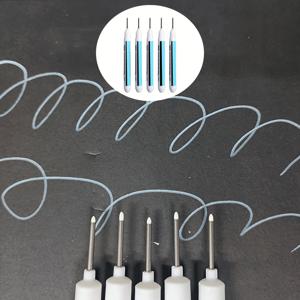 TEMU 1/5/10pcs 화이트 마킹 펜 0.7mm 중간 팁 - 미술, 수제, 드로잉, 암석 페인팅, 세라믹, 유리, 나무, 플라스틱, 금속, 캔버스 DIY 공예, 공예 마커, 미술 프로젝트 도구, 세련된 펜 디자인, 금속 마감 펜