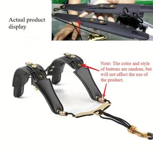 TEMU 1개 PU 가죽 색소폰 스트랩 - 조절 가능한 어깨 & 목 지지대, 퀵 릴리스 버클 포함, 미끄럼 방지 그립, 테너/알토 색소폰용 - 공연, 연습, 여행용 전문 액세서리, 세련된 디자인, 안전한 고정, 음악가용