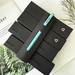 TEMU 100개 블랙/화이트 크래프트 종이 싱글 펜 파우치 - 펜, 연필, 마커 및 하이라이터용 내구성 있는 펜 슬리브 보호대 - 가정, 사무실, 학교 또는 비즈니스 사용에 이상적, 책상용 펜 홀더, 학교 문구 보관, 디자인, 견고한 구조, 탄력 있는 펜/밴드 펜슬 케이스, 노트북용, 보호 포켓, 분류용 펜슬 케이스, 펜슬 커버, 펜슬 케이스