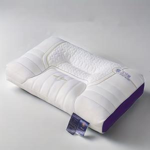 TEMU 1개 제로-프레셔 넥 서포트 베개 - 성인을 위한 인체공학적 경추 베개, 오래 지속되는 편안함, 부드럽고 통기성 좋은 극세사, 지퍼 잠금, 변형 없음, 가정, 여행, 사무실용 사계절 사용 - 1인 및 다중 포지션 수면에 적합