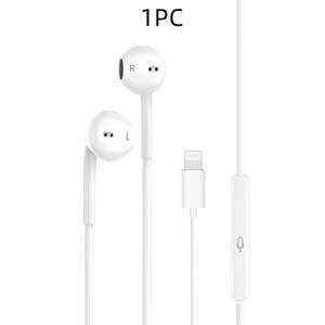 TEMU 아이폰용 유선 헤드폰, 내장 마이크 및 볼륨 조절, 아이폰 14/13/12/11 프로 맥스/Xs/Xr/X/7/8플러스 호환 소음 감소 헤드폰|헤드폰