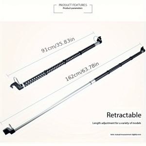 TEMU 다용도 접이식 스테인레스 스틸 자동차 건조 옷걸이|행거