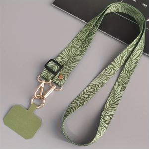 TEMU 페인트 크로스바디 휴대폰 끈 조절 가능한 목걸이 로프와 개스킷 클립, 분실 방지 범용 폰 케이스 랜야드