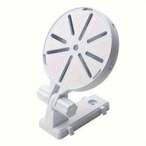 TEMU 1pc 유니버설 조절 가능한 벽걸이 브래킷, 스마트 보안 카메라용, ABS 소재, 드릴 없음 접착식 설치, 가정 감시 시스템과 호환 가능|홈캠