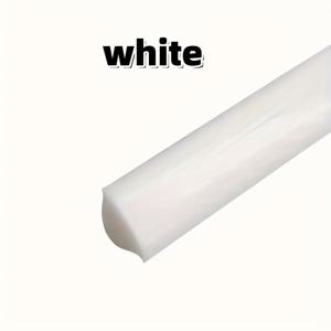 TEMU 1롤 주방 및 욕실용 방수 실링 테이프 – 카운터탑, 싱크대, 변기 및 바닥 틈새용 접착식 멀티파스 세일런트 스트립 – 화이트 글리터 입자, 플라스틱 소재, 간편 적용, 습기 차단 | 부드러운 질감 | 플라스틱 물막이 테이프|변기부속품|싱크대