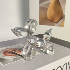 TEMU 생일 케이크 및 홈 데코용 귀여운 풍선 개 조각상 - 거실, 책장, TV 스탠드, 사무실 책상 중앙 장식에 완벽, 크리스마스, 데이, 새해에 적합|책장