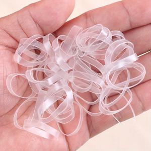 TEMU 여성용 와이드 및 유연한 포니테일 홀더 800개 세트 - 투명 디자인의 TPU 소재, 헤어스타일, 할로윈, 크리스마스 및 일상 사용에 완벽한 다용도 헤어 액세서리 | 유연한 머리띠 | 내구성 있는 고무 밴드