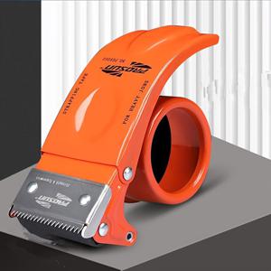 TEMU 미끄럼 방지 손잡이가 있는 자동 테이프 커터 박스 실러 - 판지, 창고 및 가정용 휴대용 포장 도구, 노랑 & 검정 디자인, 쉬운 그립 트리거 버튼, 상자 밀봉 도구 | 휴대용 실러 | 이지그립 핸들