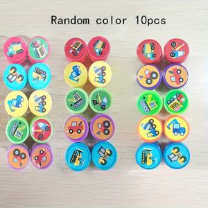 TEMU 10개 건설 트럭 스탬퍼 세트 - 어린이 파티 & 행사를 위한 플라스틱 엔지니어링 차량 디자인, 할로윈, 크리스마스 행사 & 파티 용품 할로윈&크리스마스 (배터리 불필요)