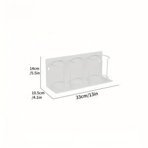 TEMU 1개 자석 컵 보관대 + 3개 스탠드 포함 (보온병 & 물컵용) - 두꺼운 소재, 드릴링 없이 설치 가능, 간편한 사용! 홈 데코 및 수납 제품으로 완벽