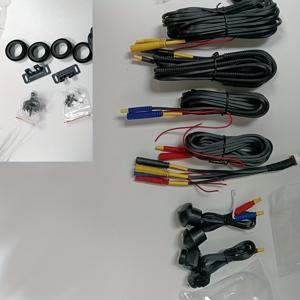 TEMU 4개/세트 360도 자동차 안전 카메라 시스템 - FHD/HD 야간 투시 기능, 범용 후방 및 측면 뷰, 배터리 불필요, 차량 라디오 호환, 물고기눈 렌즈, 넓은 시야각, 자동차 액세서리