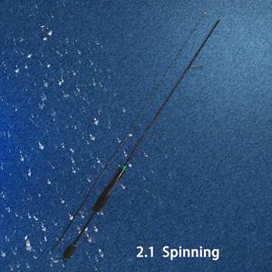 TEMU UL Tuning 낚싯대 단단한 탄소 낚싯대 고감도 낚싯대 낚시 1.8M 2.1M 크기 직선 핸들 총통 유니버설 긴 거리 던지기 금속 프레임 세라믹 가이드 링 부드러운 릴리즈 노 노트 빠른 낚싯대