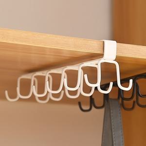 TEMU 1개 헤비듀티 걸이 후크 - 드릴 없는 설치, 주방, 옷장, 욕실용 공간 절약 캐비닛 정리대 - 튼튼한 철제 구조와 세련된 블랙 마감 - 냄비, 팬, 도구, 수건 보관 가능 - 임차인 및 주택 소유자용 쉬운 설치, 디자인, 안정적인 저장 솔루션, 벽걸이 랙, 작은 공간 생활