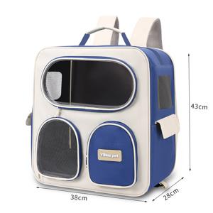 TEMU 4륜 반려견 캐리어 접이식 고양이 강아지 이동가방 이동장 반려동물 캐리어형 백팩 고양이 강아지 겸용 여행 가방，미끄럼 방지 및 충격 방지 고양이 수납용으로 편리한 야외 사용을 위한 고양이 수납용, 편안한 야외 사용을 위한 통기성 있는 메쉬 듀얼 숄더 백팩, 고양이와 개까지 10Kg까지 적합한 대용량, 수납하거나 당길 수 있는 수납용으로 적합합니다