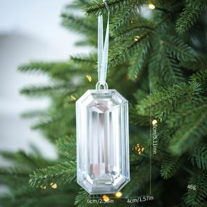 TEMU 5-컬러 합성 보석 트리 장식 - 빨강, 노랑, 파랑, 흰색, 보라 내구성 있는 플라스틱 반짝이는 구형 비즈 크리스마스, 결혼식, 새해, 발렌타인데이에 적합 - 가벼운 걸이형 홈 트리 파티 장식, 연중 사용 가능 - 테일 파티 장식