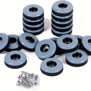 TEMU 테플론 가구 슬라이더에 20pcs 못, 카펫과 나무 바닥을 위한 가구 의자 글라이드, 가구를 쉽고 안전하게 이동, 바닥 보호대