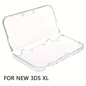 TEMU 뉴 3DS XL/LL용 울트라 클리어 투명 하드 쉘 보호 케이스 - 스크래치 방지 PC 소재, 슬림 디자인 및 쉬운 액세스 컷아웃
