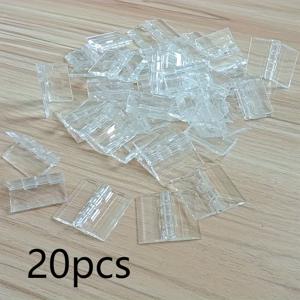 TEMU 20개 튼튼한 투명 아크릴 힌지 - 투명 보관 상자에 완벽