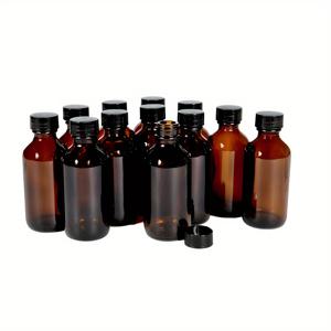 TEMU 12개의 작은 아멜 유리 병 세트, 각 2온스, 뚜껑과 관이 포함되어 있습니다. 50ml 보스턴 라운드 병은 누출 방지 기능이 있으며 여행에 적합하며 DIY 에센셜 오일 프로젝트에 이상적입니다.