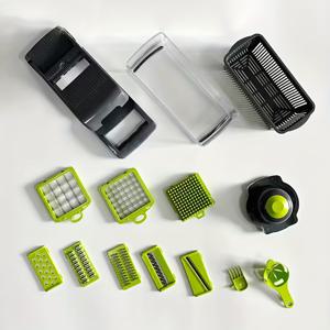 TEMU 1 세트 다기능 야채 프로세서 | 양파, 감자, 토마토, 오이, 당근에 적합, BBQ 및 야외 요리에 이상적 - 가정 및 레스토랑용 완벽한 주방 가제트, ABS 수지 재질