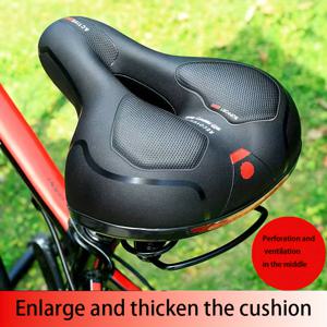 TEMU 편안한 자전거 시트 쿠션 - 넓은 대형 사이클링 시트 편안함과 이중 충격 흡수 기능, 메모리 폼 충전재, 방수 고정 자전거 안장, 스포츠 및 산악/도로용