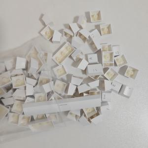 TEMU 메카니컬 키보드 키캡 108개, 원래 높이, 전면 글자 발광 PBT 소재, 다섯 면서브리메이션 공예, 그라데이션 컬러 요소, 크로스 액시 하트 키캡, 작은 및 전체 세트, 68/84/75/87/98///104/108 등에 적합한 풀 어소먼트