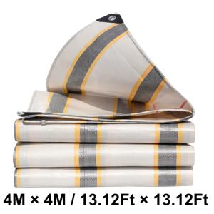 TEMU 헤비듀티 PE 타포린, 두꺼운 캐노피, 두꺼운 오일 천, 보호 커버, UV 저항성, 다목적 야외 커버링 - 지붕, 캠핑 및 보트용, 찢어짐 방지