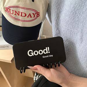 TEMU 영어 문자용 크리에이티브 플립 노트북 스타일 폰 케이스, Iphone 모델 16/16Plus/16Pro/16Promax/15/15Plus/15Promax/14/14Plus/14Pro/14Promax, 13/13Pro/13Promax, 12/12Pro/12Promax, 11/11Pro Max와 호환됩니다.