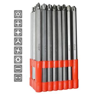 TEMU 32개 세트 엑스트라 롱 보안 파워 비트, 6인치 긴 보안 스크루드라이버 비트 세트, 1/4인치 유니버설 샹크, 고품질 스틸. 멋진 선물