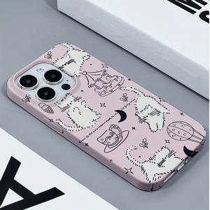 TEMU 아이폰 16/15/14/13/12/11/7/8/PLUS/PRO/PROMAX/MINI/XMAX X/XS/s2/se3에 적합한 충격 방지 완벽한 폰 케이스, 중성적인 선물용 하드 쉘 폰 케이스